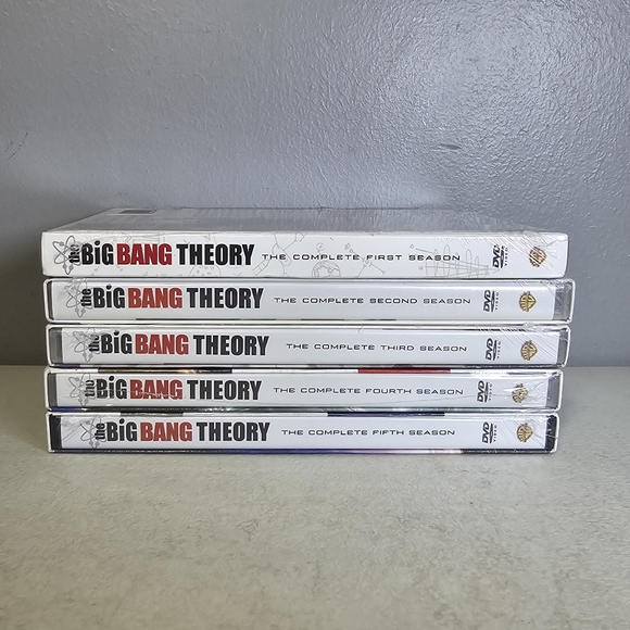 NEW The Big Bang Theory TV Show Seasons 1-5 DVD Brand New Sealed Lot Of 5 DVDs - Picture 4 of 6